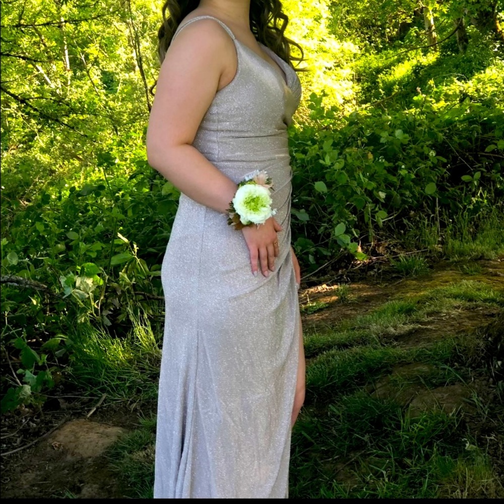 Formal Sparky champagne pink colored dress